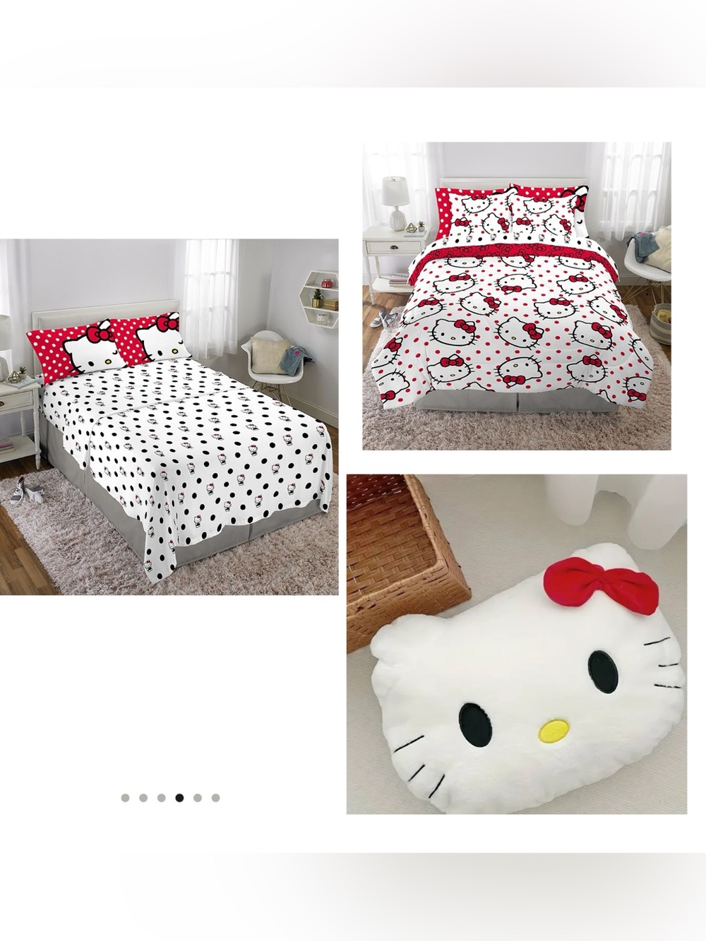 Hello Kitty Bedding Full Size Set NWT
